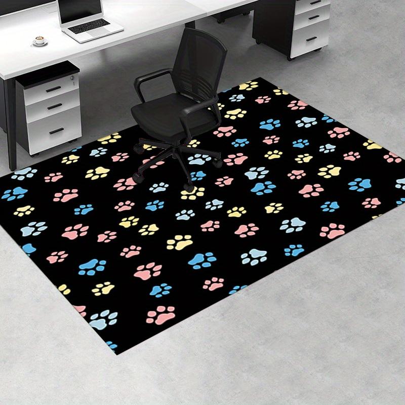 1pc. Cute Paw Print Rug for Home Decor, Office Carpet, Chair Cover, Outdoor Mat, Gift Idea - Colorful Animal Footprint Decoration
