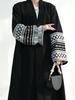 Elegant Embroidered Cardigan Robe Abaya Dress for Women - Dubai Turkey Middle East