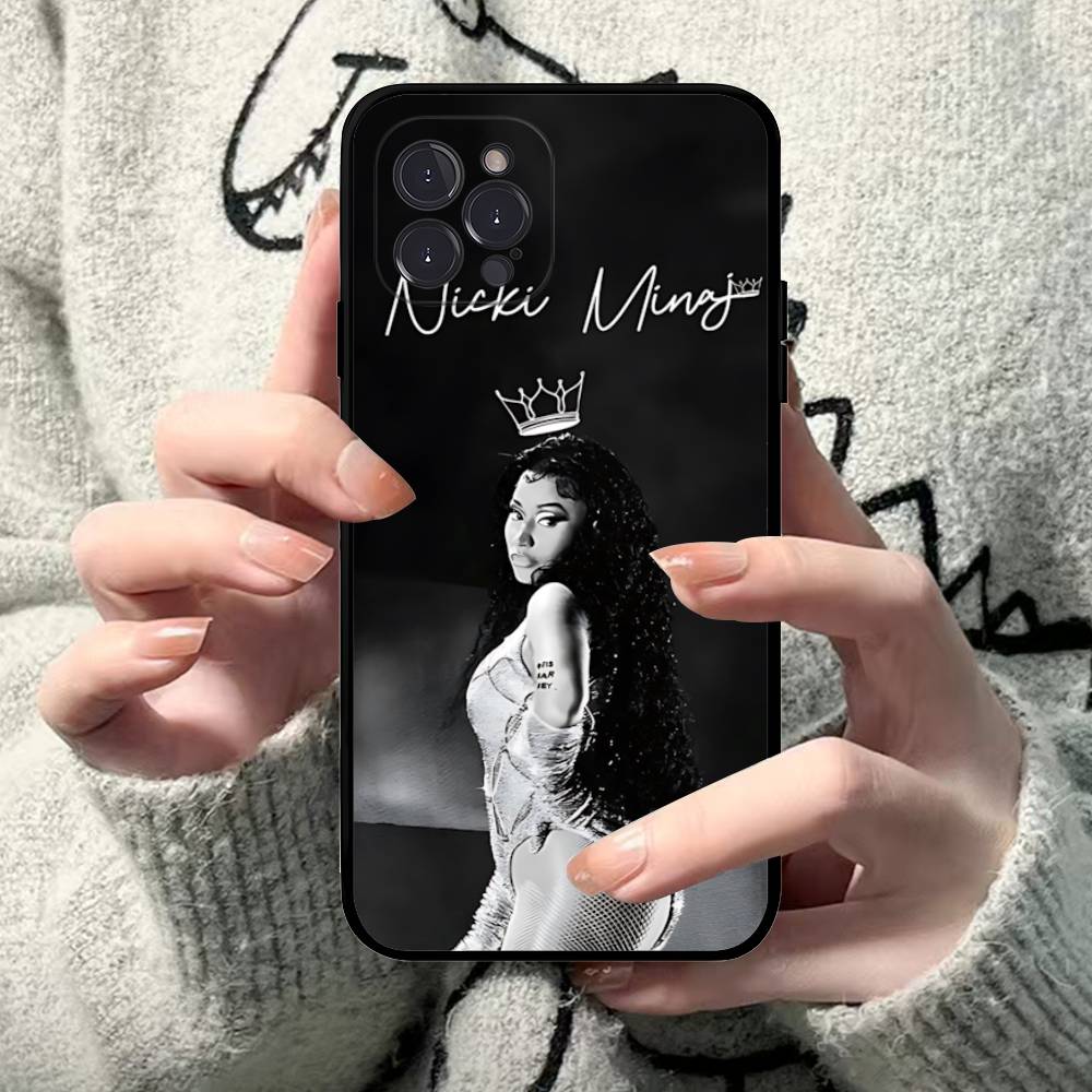 N-nicki Singer M-minaj Phone Case For IPhone 14 Plus 13 Mini 11 16 15 17 Pro Max Protection Shockproof