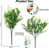 7-Fork Eucalyptus Artificial Hanging Vine - Green Decorative Faux Plant