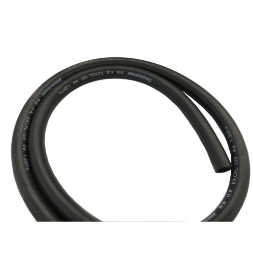 Kijima Motorcycle Bike Parts Oil/Pressure/Water/Weather Resistant Hose 1.5MPa Black 1m Inner Diameter 8mm 105-0878