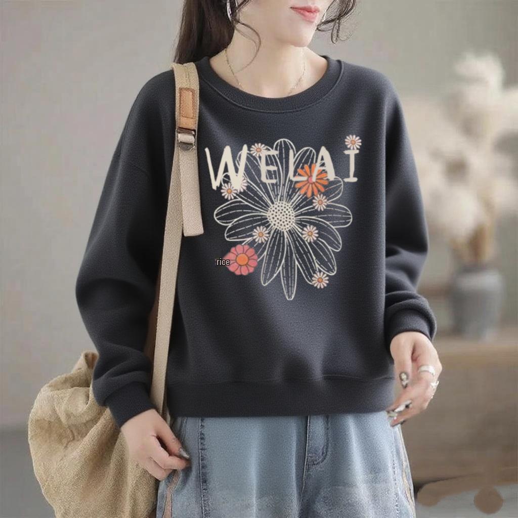 Damen Lockerer Kapuzenpullover mit überschnittenen Schultern - Dünn, lässig und vielseitig für Herbst und Winter