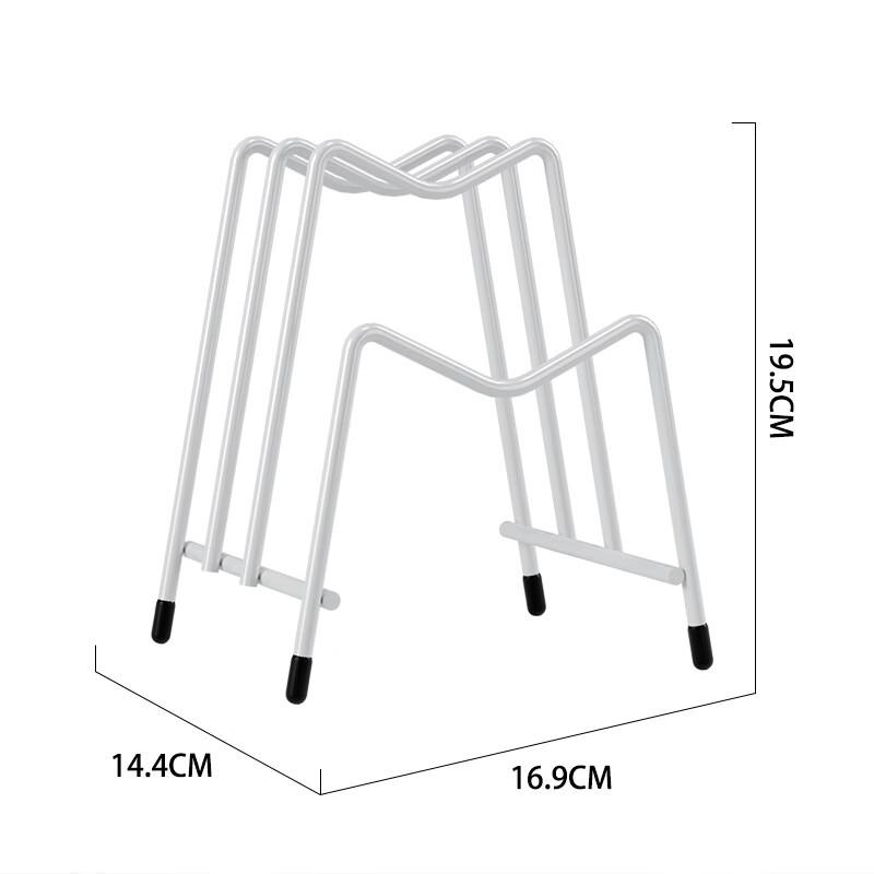 ZISIZ Kitchen Countertop Pot & Lid Drying Rack