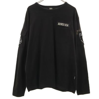 Long Sleeve T-shirt XL Black Ron T Men's Used