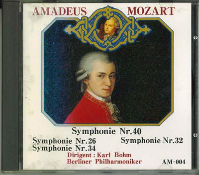 CD KARL BOHM, BERLINER PHILHARMONIKER - Mozart : Symponie Nr.26 Nr.34 Nr.40 AM004 SEEM Japan Classical Used