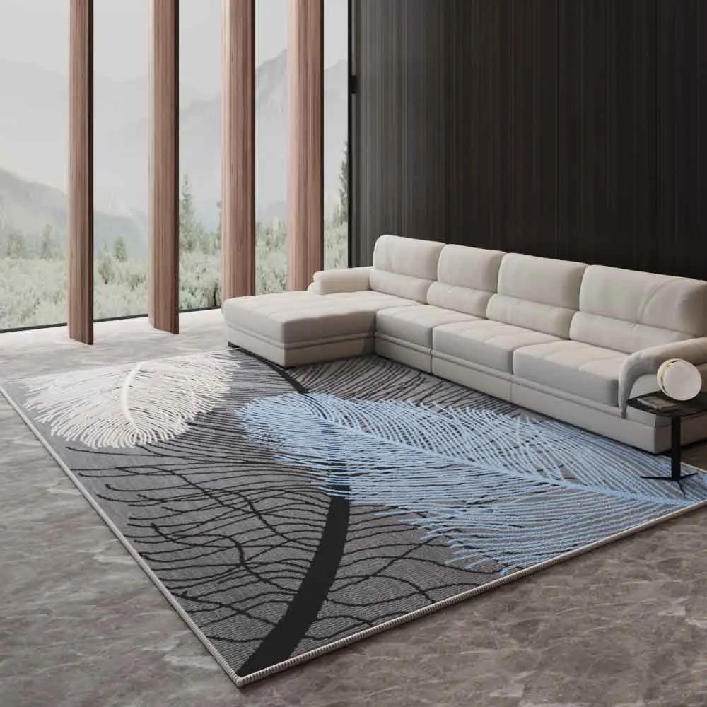 Tappeto Nordico di Lusso Leggero – Tappeto Grande per Soggiorno | Per Sotto Divano e Tavolino, Arredo Camera da Letto e Salotto