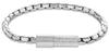 Bracelet CONTOURED BARREL Stainless Steel 35100094[Authorized Import] Men's
