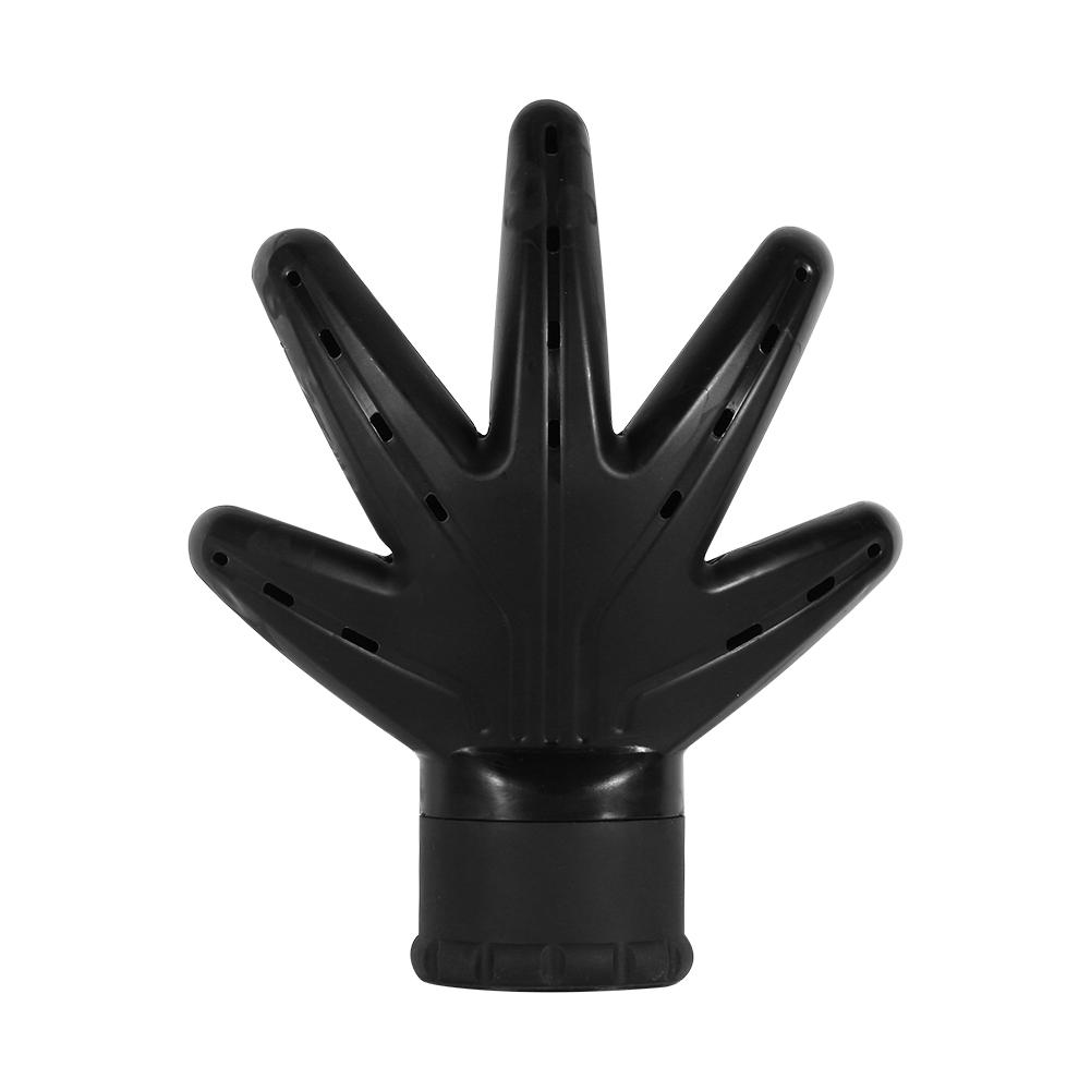 

1pcs Hand Shape Hair Dryer Curler Styling Salon Curling Iron Plastic Hair Dryer Diffuser Tool Curly Hair Create Fluffy Hair чёрный