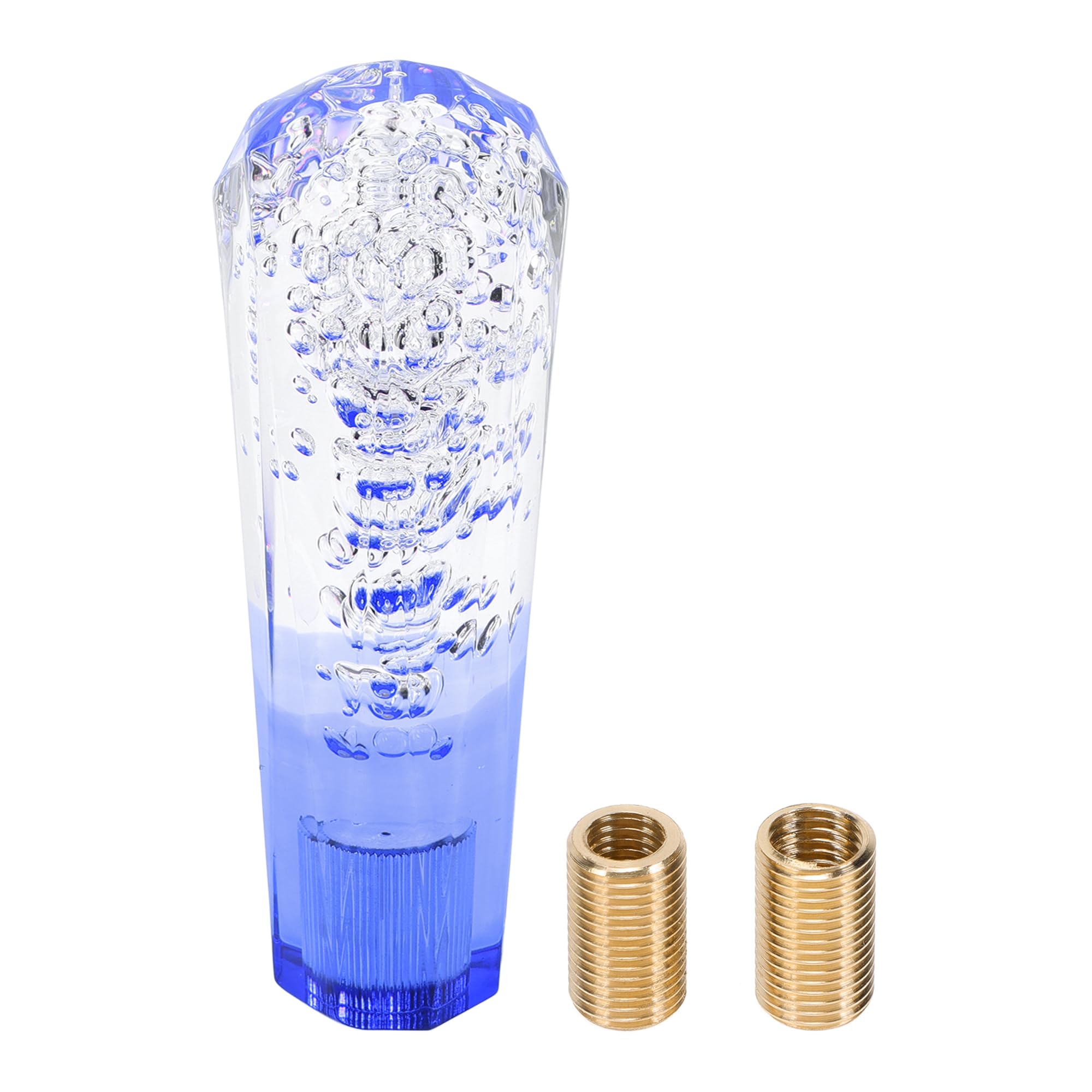 

HOPESPANNER Diamond 2 Tone Cristal Shift Knob Gear Shifter Knob Acrylic Stick Shifter Lever синий