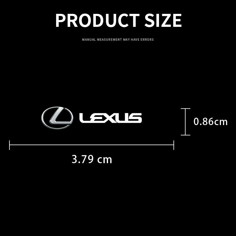 1/2/5/10ks Stylingové emblémy a samolepky na auto, Dekorace interiéru pro Lexus ES300 RX330 RX300 GS300 IS250 IS200 CT200h NX RX