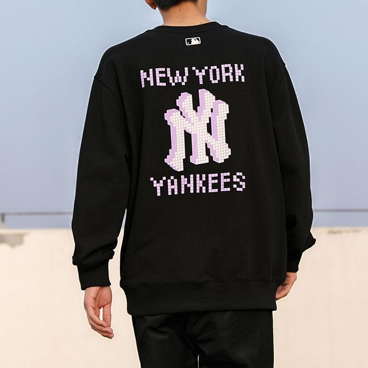 New MLB New York Yankees Sweatshirts Men's Black 31MTG2111-50L