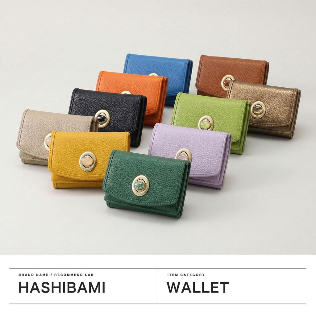 HASHIBAMI Naturstein Mini-Geldbörse Ha-2008-729 Gelb