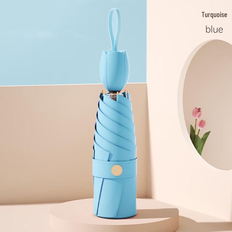 OIMG Portable Tulip Sun & Rain Umbrella