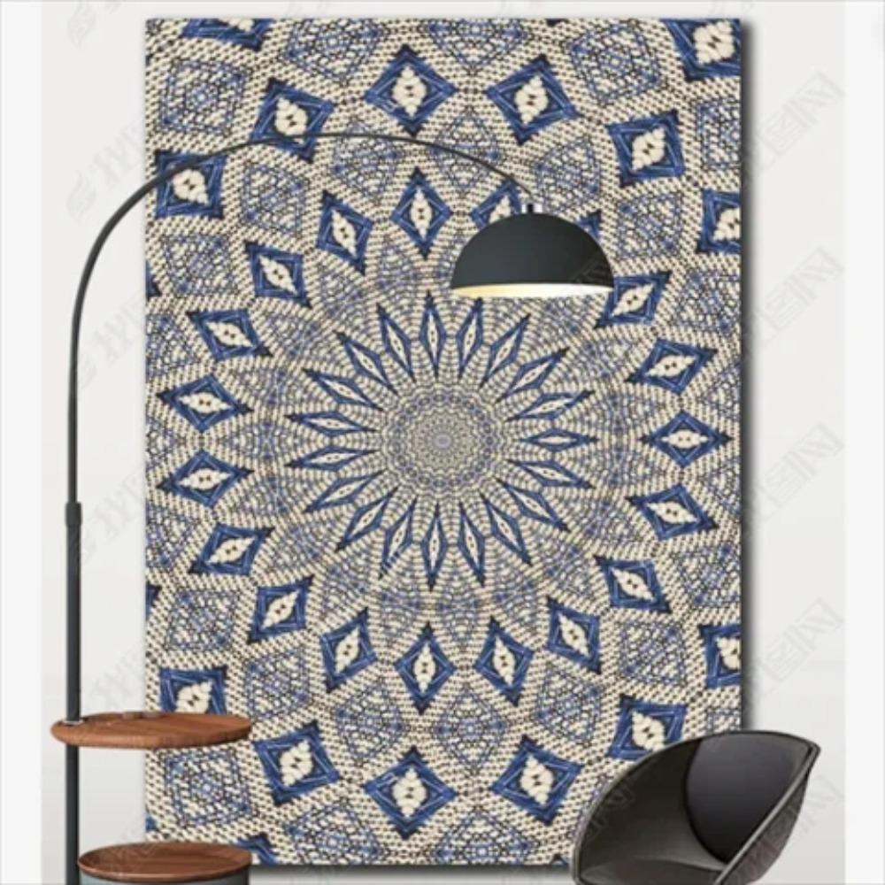 New Chinese Style Rugs Living Room Non-slip Sofa and Coffee Table Mat Easy Clean Decoration Home Carpet for Rooms Customizable