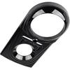 Copertura Pannello Strumenti Moto Trim Compatibile con Harley Davidson Dyna Softail Nera