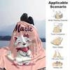 1pc Cute Cartoon Marie Cat Blanket - Seasonal Home Decor, Cartoon Blanket, for Decorating Your Own Sofa and Living Room, Super Soft Flannel,