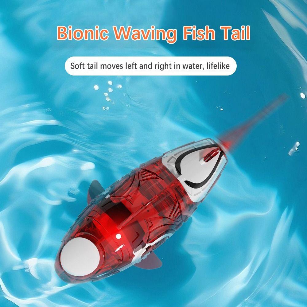 Plastic Swimming Clownfish Toy Photosensitive Realistic Toy Fish Electric Pet Fish  Pet Toy