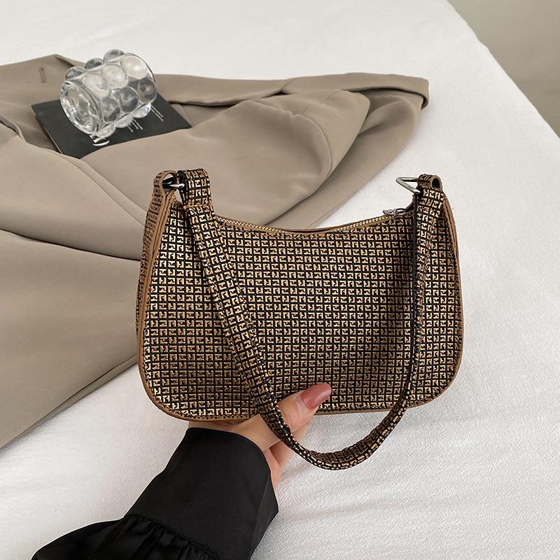 

Summer niche design versatile today popular temperament simple high sense armpit bag square bag