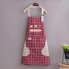 New Breathable Kitchen Apron Polyester Wear-resistant Chef Apron Korean Style Catering Work Clothes for Women Girl