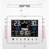 Weather Forecast Station Moon Phase Tides Tracking Wireless Sensor Color Display Temperature Humidity Monitor Alarm Clock