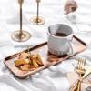 Wood Coffee Tray Household Bread Tray Rectangular Tray Japanese Cake Plate Solid Wood Dessert Plate Bridal Registry Search