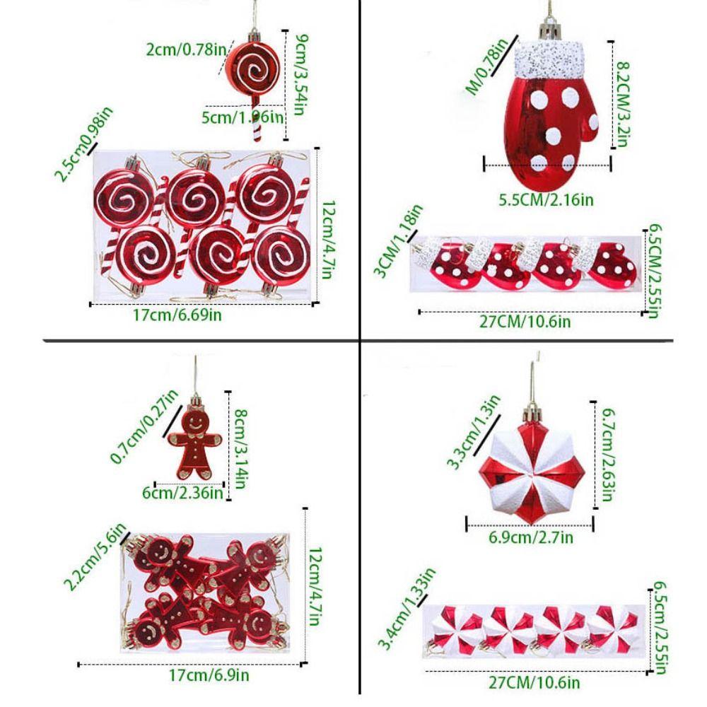 Electroplated Painted Ball Christmas Tree Ornament DIY Crafts Painted New Year Christmas Gifts Boxes Pendant Pendant Plastic