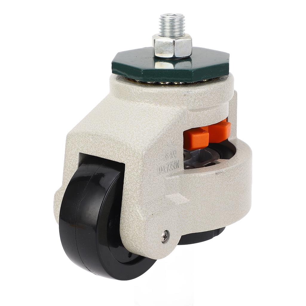 Nivellerande stamhjul 75 mm ytterdiameter Höjdjusterbar M16 gängad stamhjul för