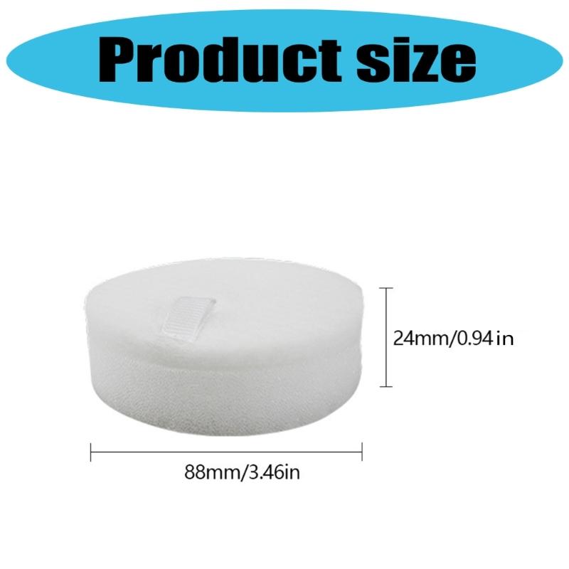 Pack of 6 Vacuum Filters Vacuum Component Replacement Filters for Wet Dry Vacuum Cleaners Ensuring Optimal Performances