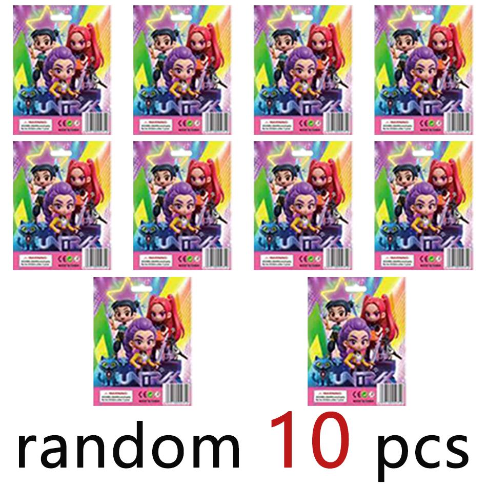 Kpop Dämonenjagd Blind Box Serie Figur Modell Spielzeug Cartoon Gaming Zubehör Schreibtischdekoration Halloween/Weihnachten für Kinder GeschenkK