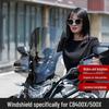 Enhanced Windshield for Honda CB400X/500X, Extended Wind Deflector