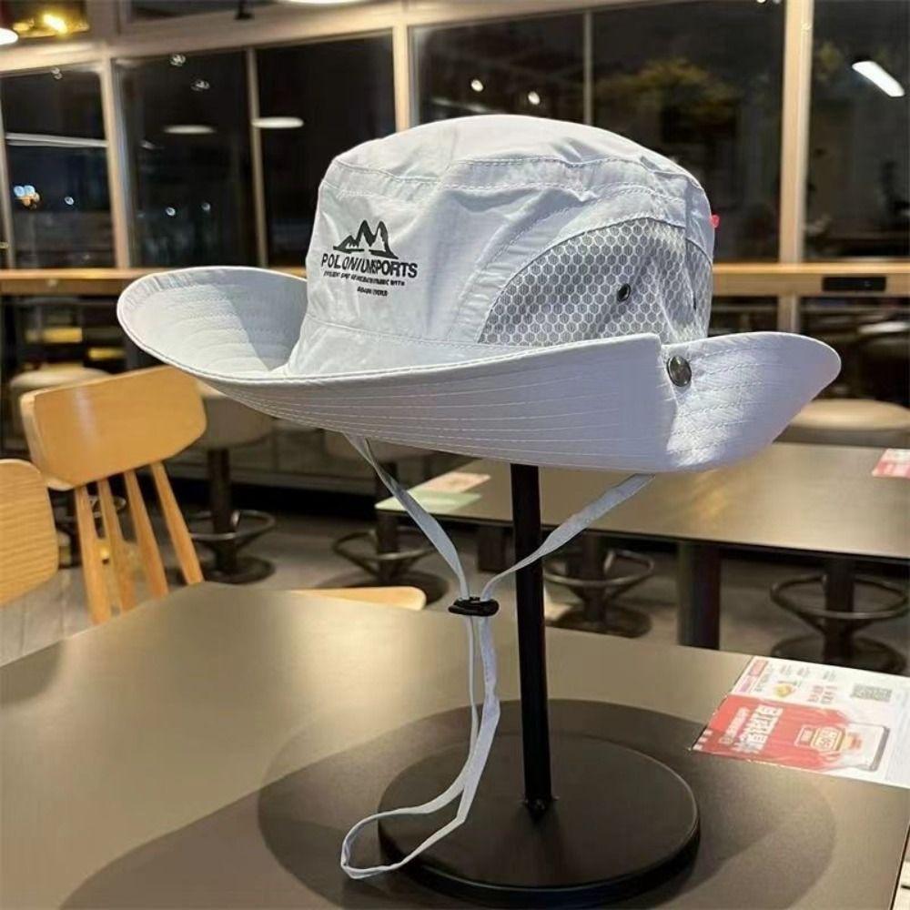 Sun Protection Fisherman Cap Quick-dry Panama Hat Fashion Bucket Hat  Camping Hiking