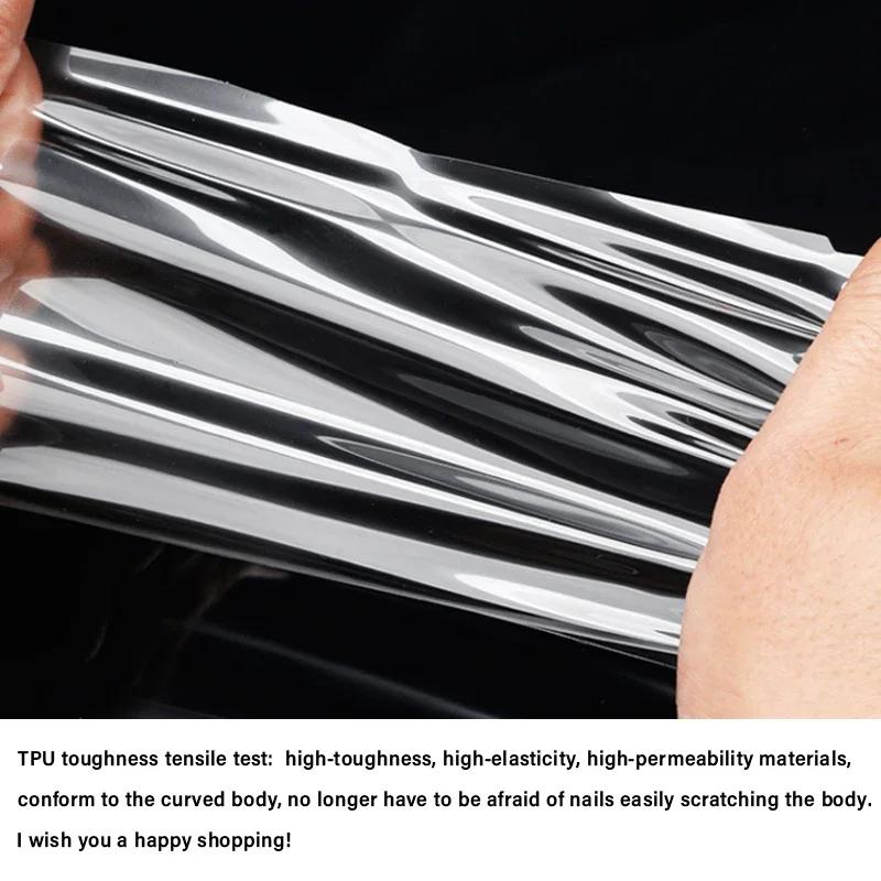 2025 Nové 4/8ks Pro Skoda Octavia Fabia Superb Karoq Samolepka na kliku dveří auta Závodní Sportovní Ochranné Samolepky Film do prohlubně dveří Acces