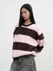 GENERALIDEA Unisex Hazzi Big Border Knit Pullover [Pink] / Sbe3U05005
