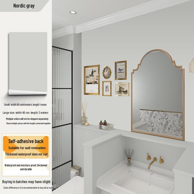 Papier Peint Adhésif Imperméable Croquis Hirondelle Rétro Français pour Carrelage de Salle de Bain