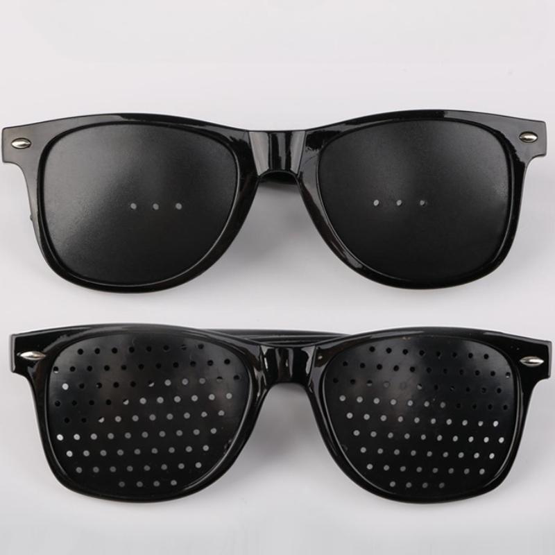 Ochelari pentru astigmatism anti-miopie, corectarea vederii, oboseală, ochelari cu orificii pentru bărbați, femei, ochelari pentru îmbunătățirea vederii