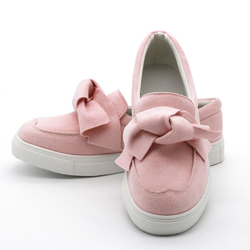 platform sneakers with bow