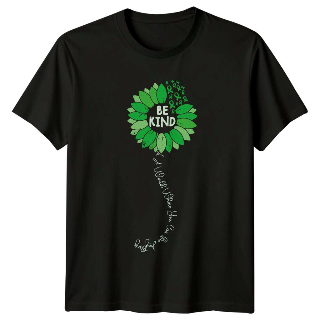 Be Kind In A World Unisexs TShirt Unisextal Health Ribbon Awareness Gift For Her