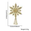 Pentagram Cutout 3D Star Christmas Tree Topper Ornament