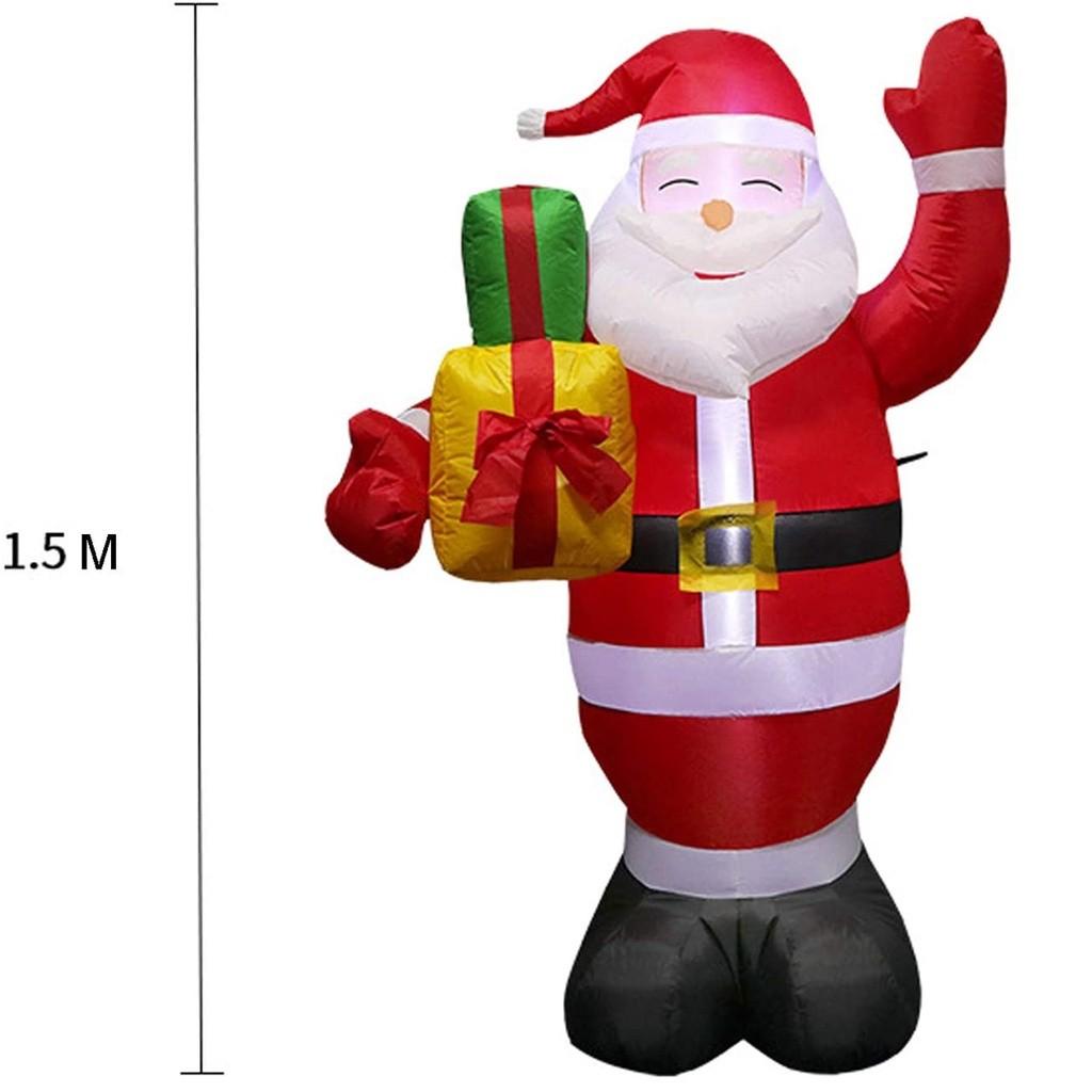 Outdoor Yard Lawn Decoration Supplies Holiday Display Inflatable Santa Claus Decorations Christmas Inflatable Santa Claus