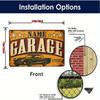 Plaque Métallique Personnalisée Rétro Garage Man Cave Bureau Décoration Murale