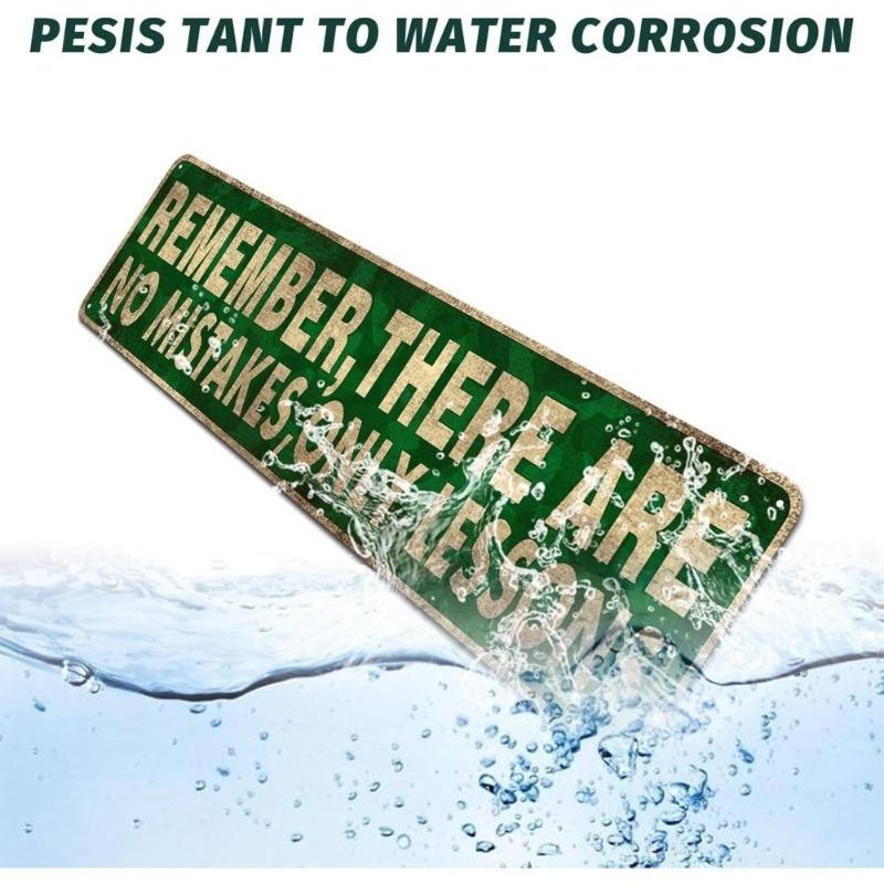 Inspirational Quote Metal Tin Sign Motivational Wall Poster