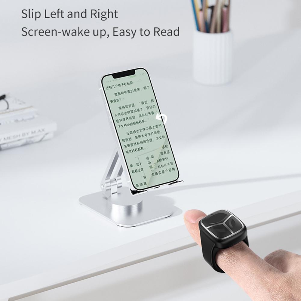 

Wireless Smart Remote Control Bluetooth-compatible 5.3 Mini Smart Remote Controller Ring 10m Effective Distance for Mobile Phone CHINA