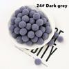 High Elastic Polyester Fluff Ball DIY Lace Black Long Hair Accessories