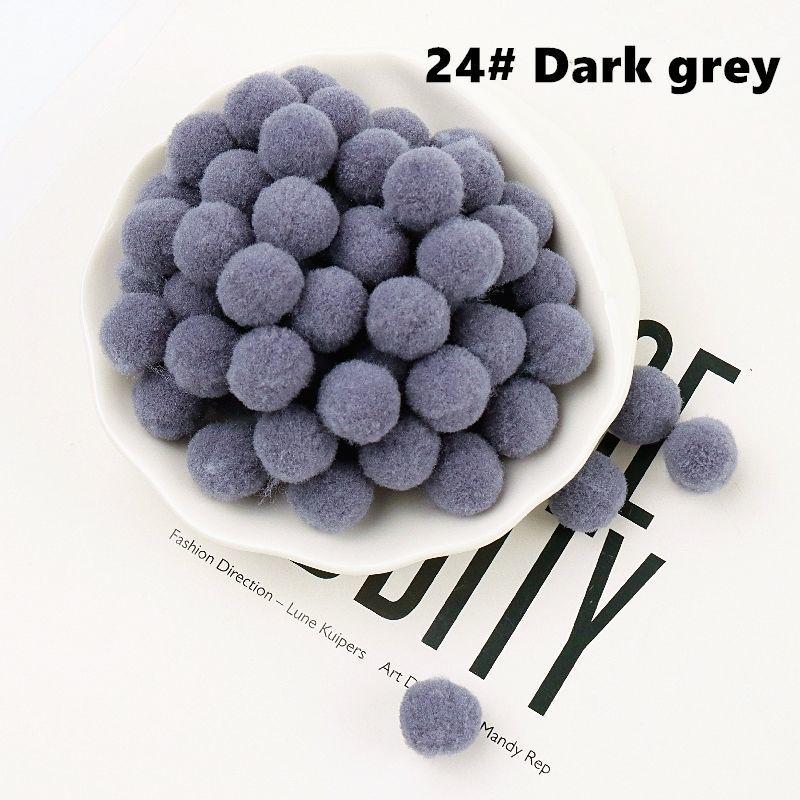 High Elastic Polyester Fluff Ball DIY Lace Black Long Hair Accessories