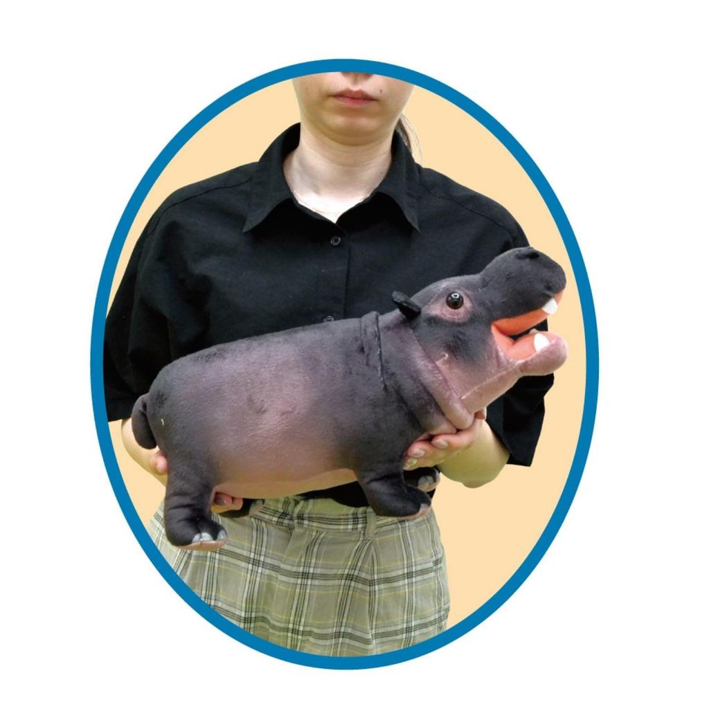 Yamani Hippo Plush Toy, Hippo, Approx. H190 X W140 X D380mm, 12460