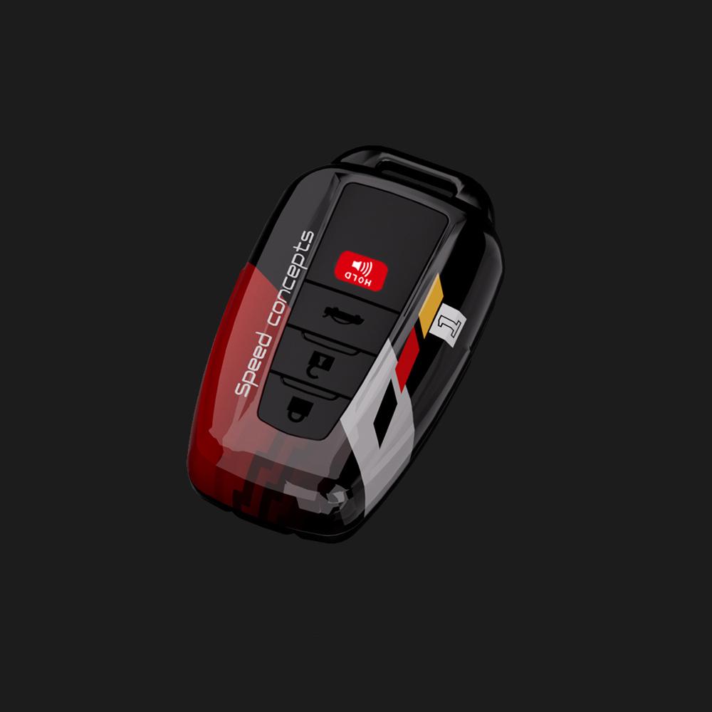 

Car Key Fob Cover 360 Degree Protection Case For Toyota 2018-2021 Camry RAV4 Highlander Avalon C-HR Prius Corolla GT86 Smart Key