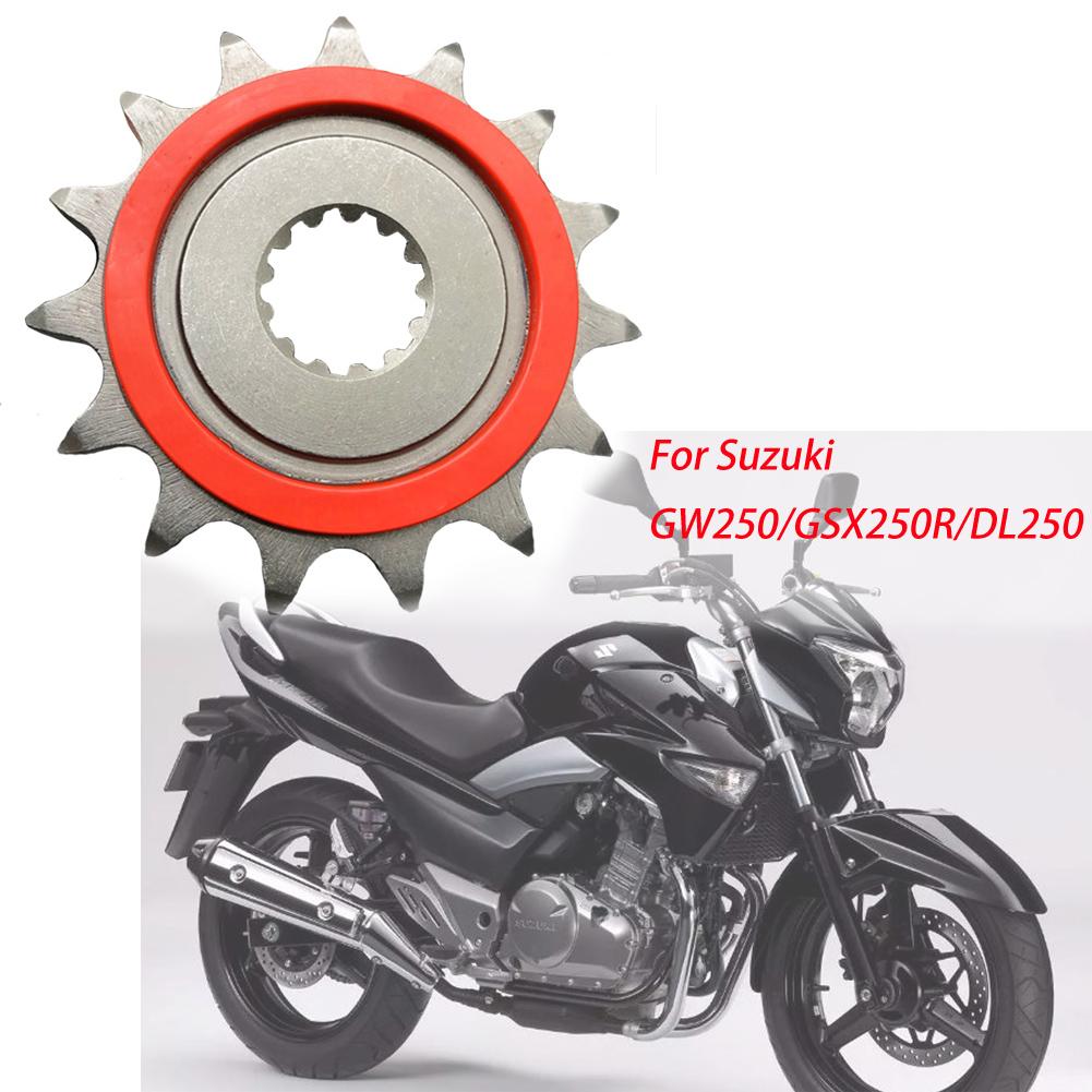 15T Silent Durable Motorcycle Front Sprocket Chain Wheel Front Fly Wheel Pinion For Suzuki GW250 GSX250R DL250