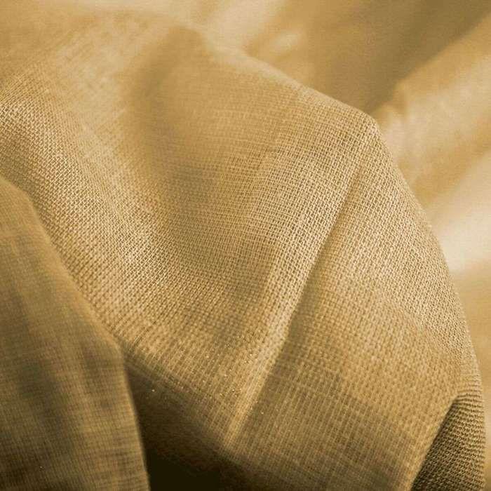 Voilage à œillets en coton beige naturel 105x250