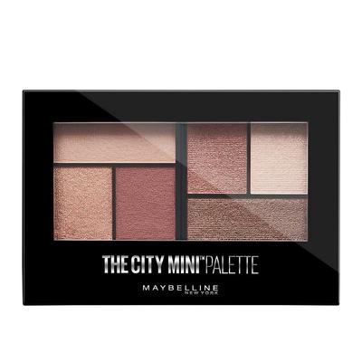 New York The City Mini Eyeshadow Palette 5th Avenue Sunset 6 Blendable Shimmer Metallic Shades