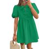 Spring New Arrival Women Clothing Temperament Elegant Bow Straps Solid Color Dress Women